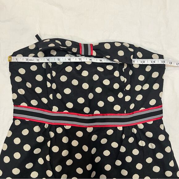 Maeve She Who Is Beautiful Strapless Polka Dot Dress sz 6 - Picture 6 of 12